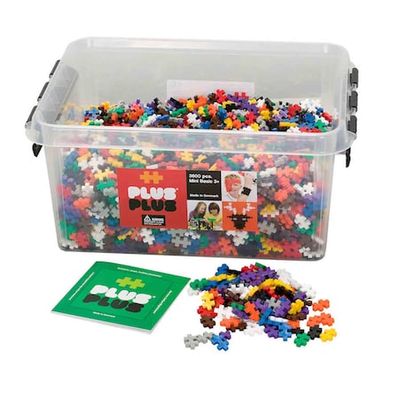 Plus-Plus School Set, 3,600 pieces in Basic Colors 03373